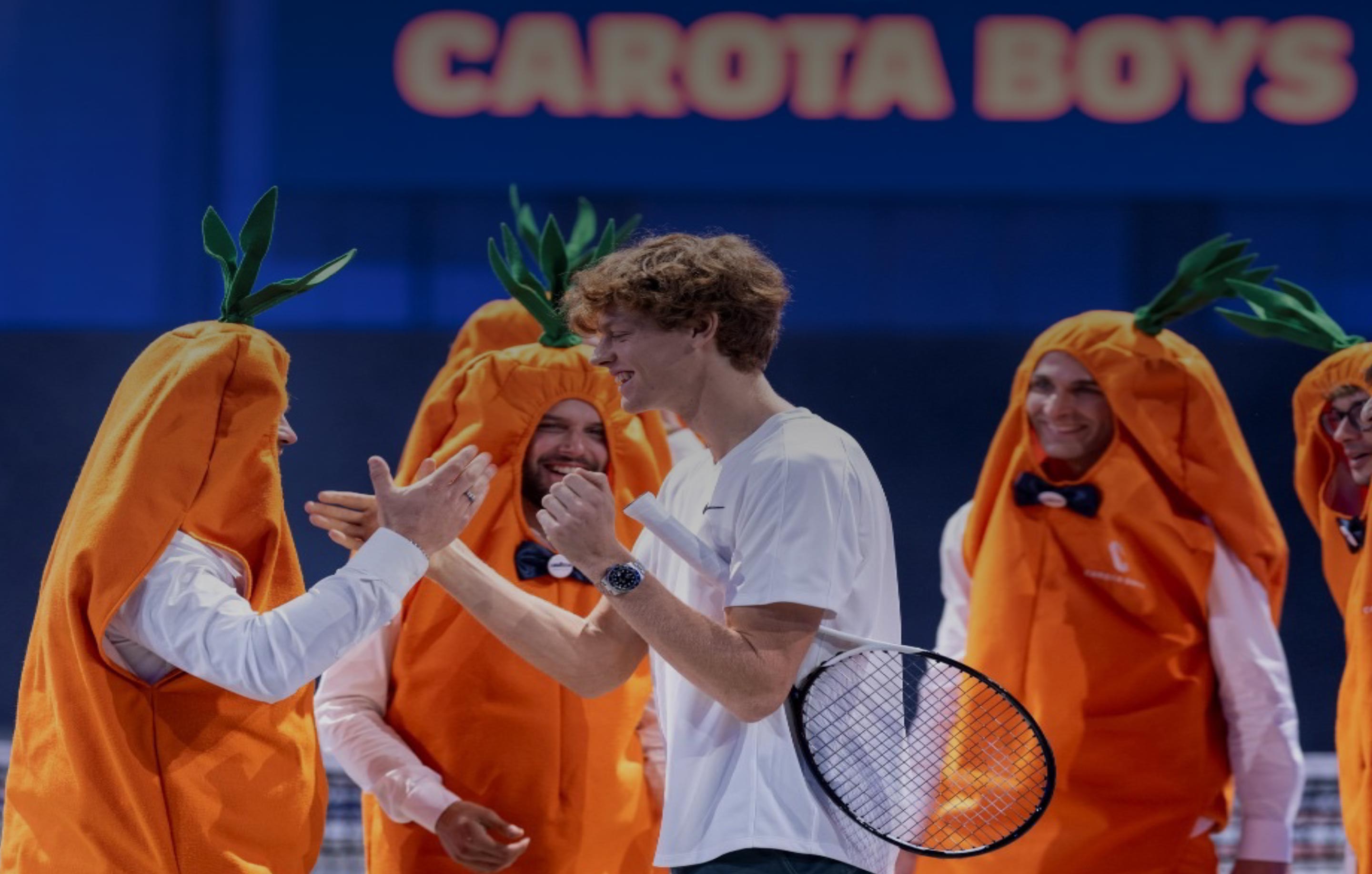 Sinner and Carrot Boys: the Italian champion and his fans | Lavazza