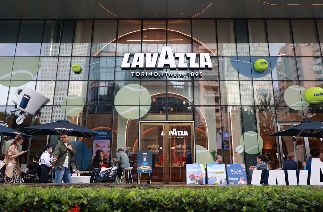 rolex shanghai masters partnership lavazza